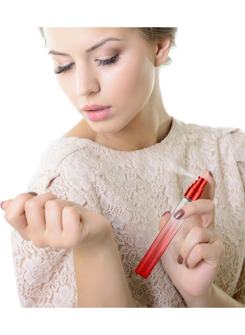 ChicAbode 36 Pieces Mini Perfume Spray Bottles, 10 ml Color Glass Fine Mist Refillable Spray Empty Bottles Atomizer Small Sample Containers for Perfume, Essential Oil, Oral Freshener, Toners & Hair Mist - Image 4